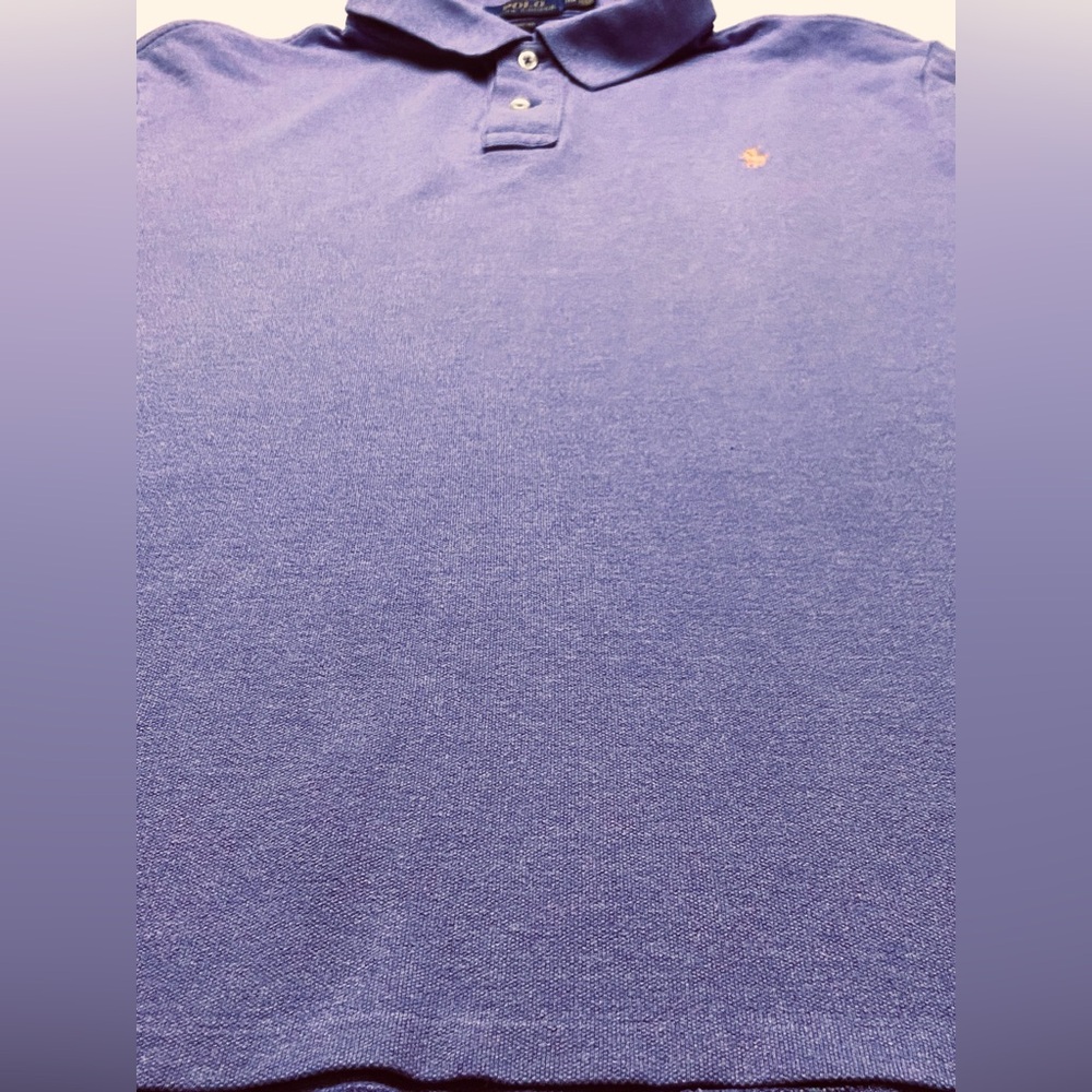 Ralph Lauren Men's Purple Polo with Yellow Pony - Picture 5 of 7